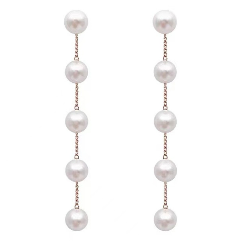 Orero di perle d\'oro 18k per ragazze